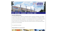 Desktop Screenshot of loewen-center.de